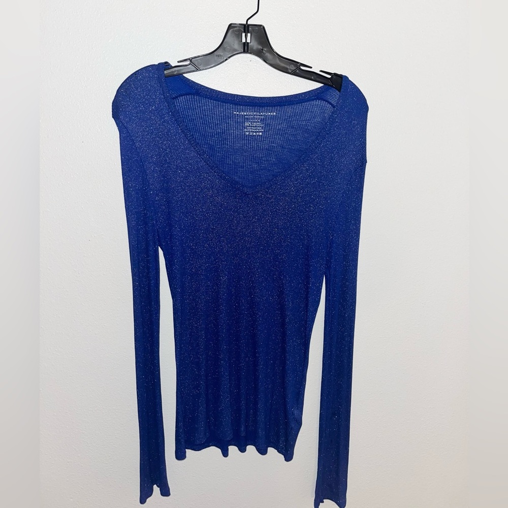 Blouse (Majestic Filatures Long Sleeve Top)